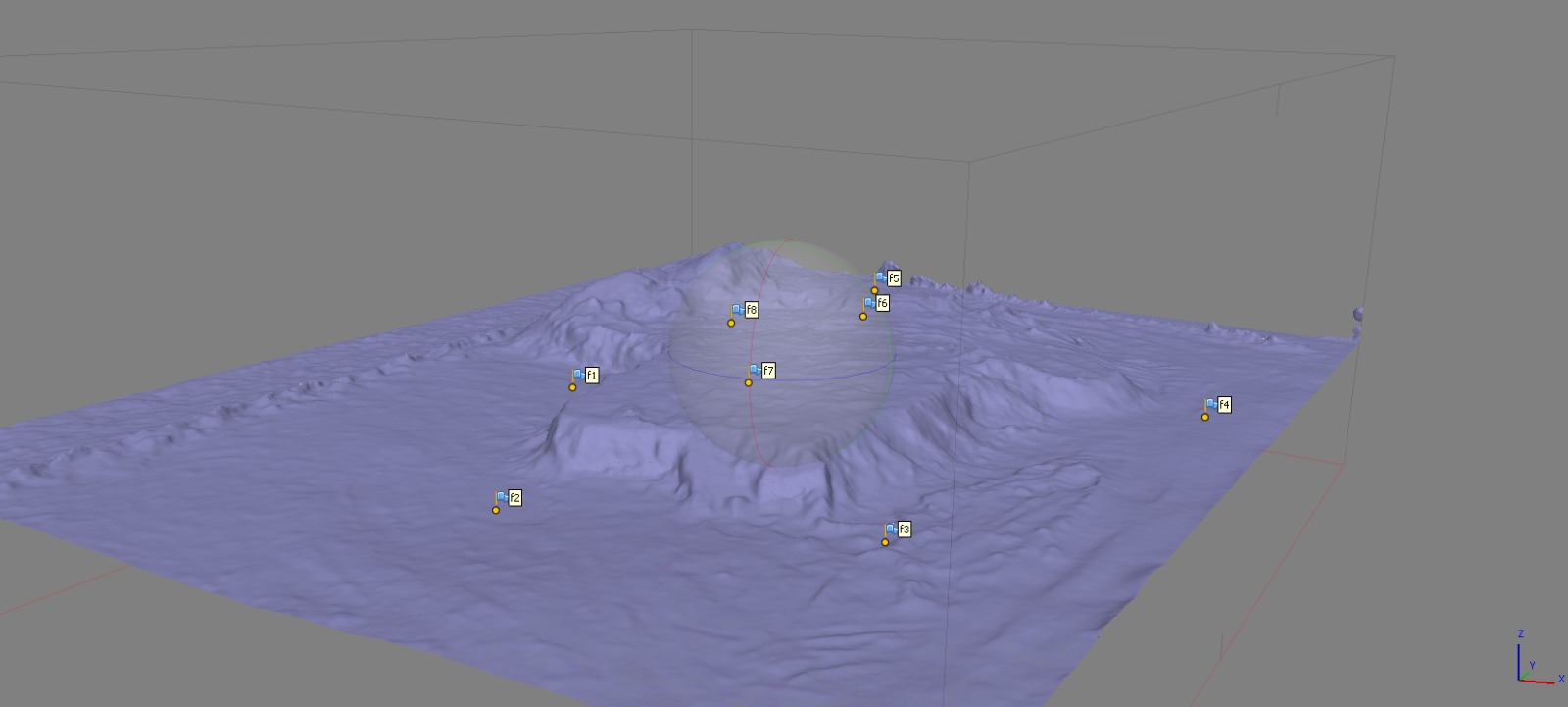 Model 3D hałdy i wykopu wykonany z drona